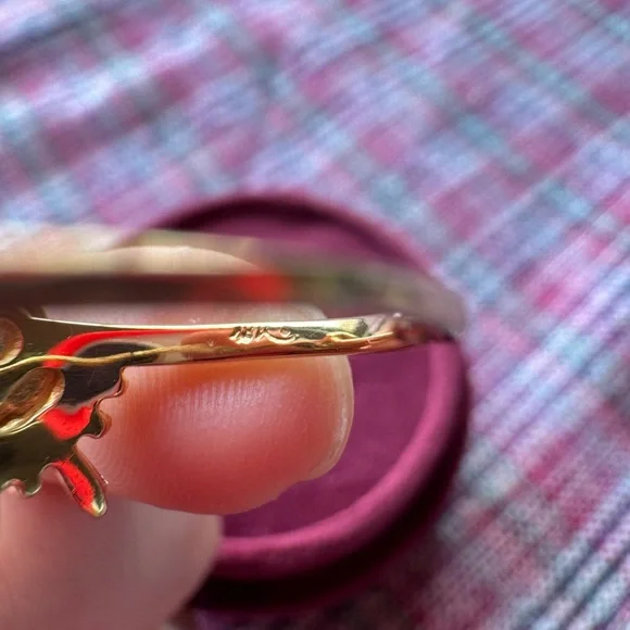 Demi Feu 18k gold Montana sapphire ring - Picture 5 of 8